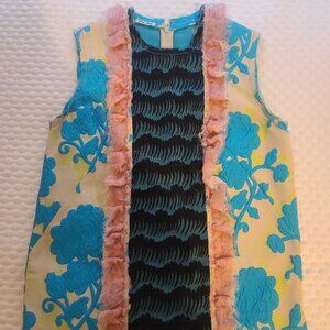 Miu Miu Colorblock Floral Vest – Size 40